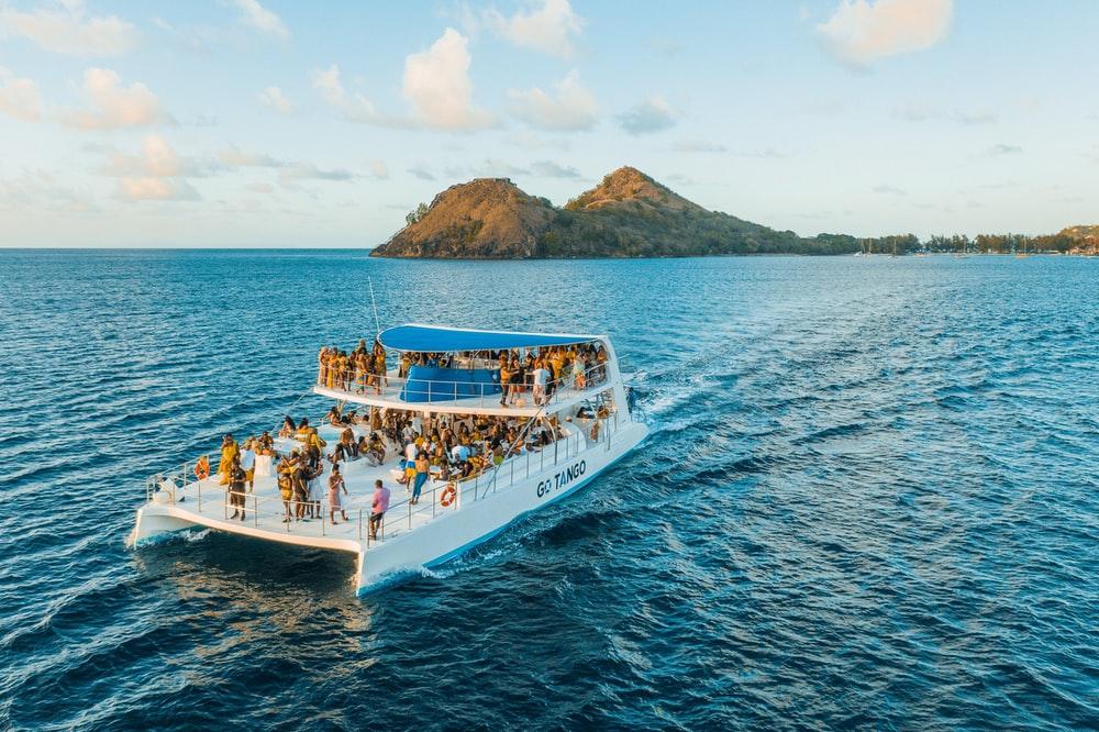 people partying on a yacht